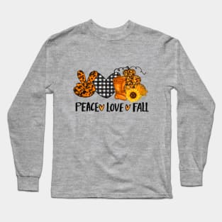 Peace Love Fall Long Sleeve T-Shirt